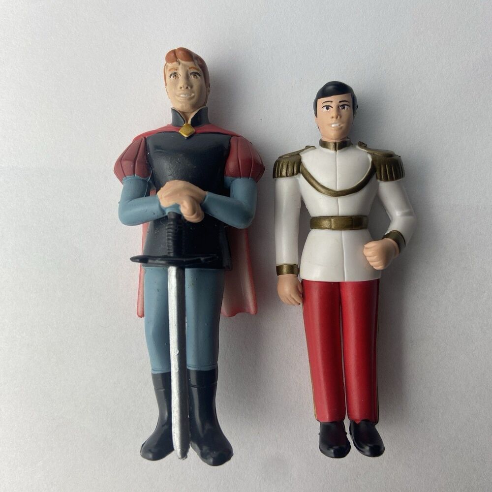 Disney Prince Phillip & Prince Charming 2 Figure Lot Or Cake Topper - Picture 5 of 5